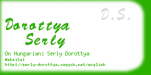 dorottya serly business card